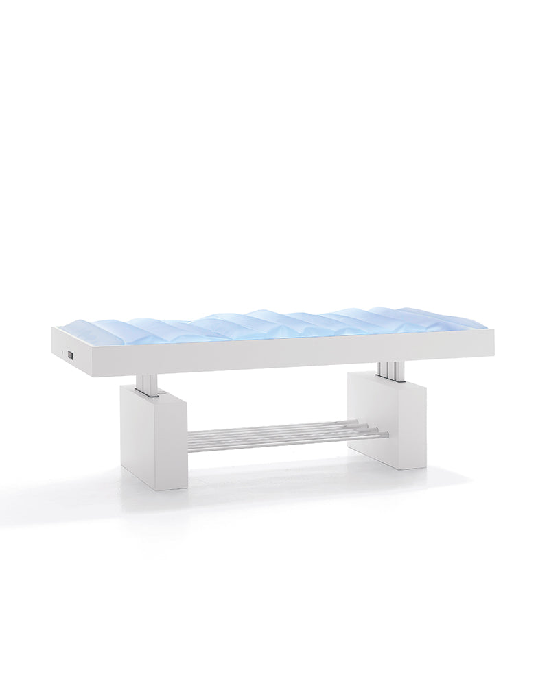 Andromeda - Table de massage blanche - Matelas à eau avec levage